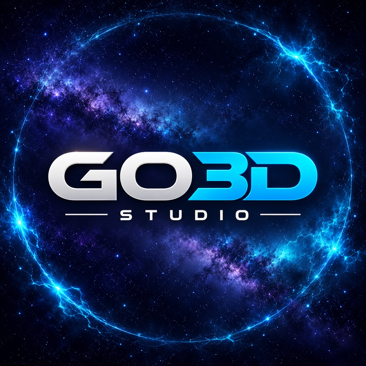 Original GO3D cosmic branding
